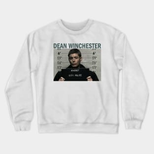 Supernatural Dean Mug Shot Crewneck Sweatshirt